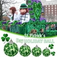 thumbnail image 3 of MXTPOV 8pcs St Patricks Day Ornaments for Tree, 2.36in Green Shamrock Hats Balls, St Patricks Day Decorations, St Patricks Day Accessories Ball for Party Home Decor, 3 of 4