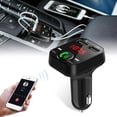 thumbnail image 3 of Kit Mains Libres Lecteur MP3 Transmetteur FM Sans Fil Bluetooth 2 USB pour Voiture jusqu'à 32G MP3/WMA, 3 of 4