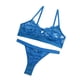 thumbnail image 4 of Encaje sexy conjunto de ropa interior sujetador ropa interior regalo para mujeres niñas, azul, M 2 piezas Advancent XX000054-25, 4 of 7