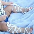 thumbnail image 4 of Sandales en Cuir pour Bébé Fille Cadeau Été Chaussures Plates, 4 of 5