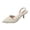 Beige, variant on Women's Stiletto Heel Pointed Toe Closed Toe Ankle Strap Solid Color High Heels