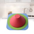 thumbnail image 2 of Flmtop 3Pcs Manual Rubber Anti-Skid Round Gripper Pad Bottle Cap Kitchen Jar Opener, 2 of 7