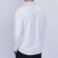 thumbnail image 6 of ZCFZJW Big and Tall Regular Fit Athletic T-Shirts for Men Lightweight Casual Long Sleeve Crewneck Basic Solid Color Pullover Sweatshirts Tops White XXXXXL, 6 of 9