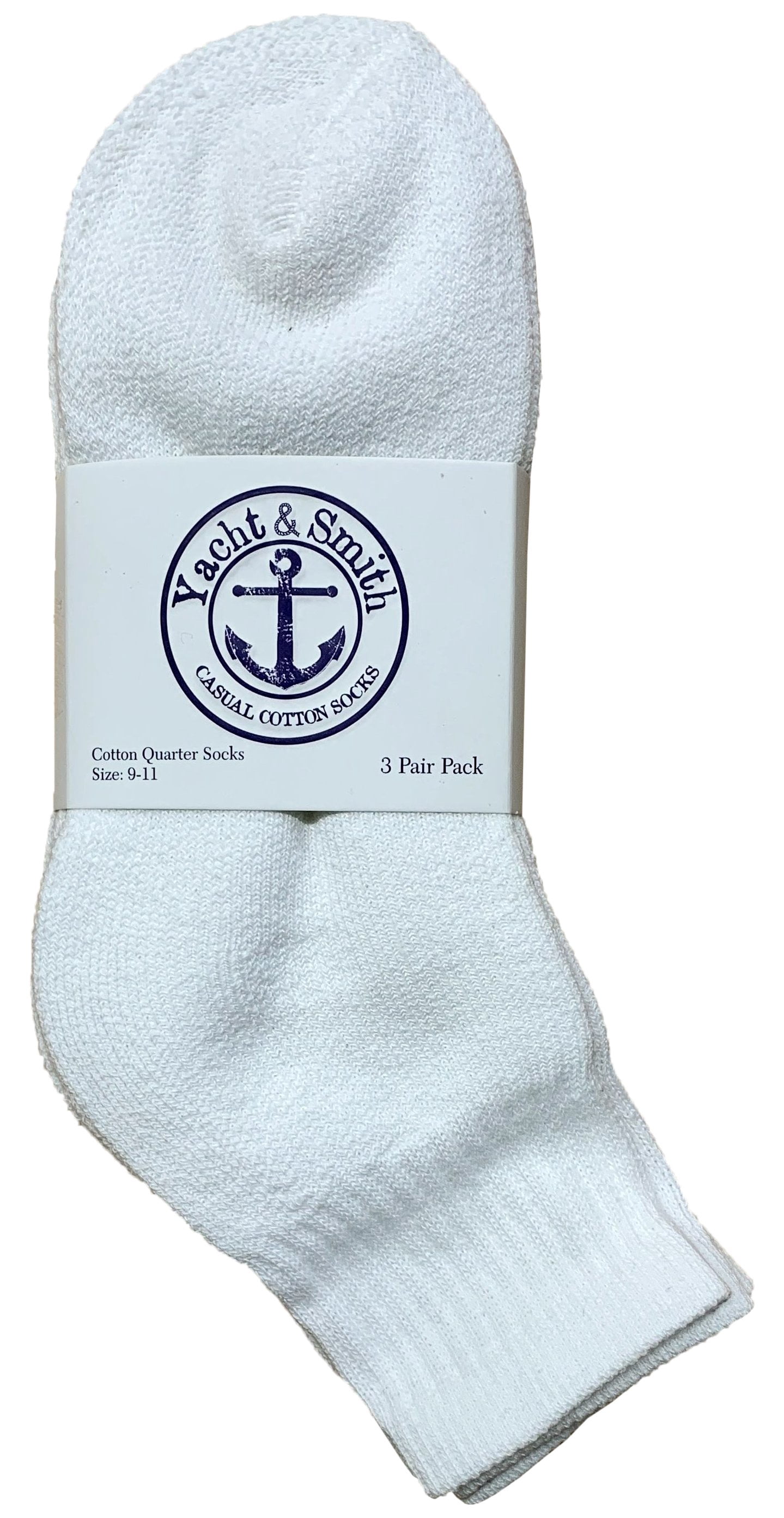 Yacht & Smith Wholesale Bulk Womens Mid Ankle Socks, Cotton Sport Athletic Socks - Size 9-14