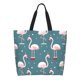 thumbnail image 1 of Balery Flamingo Bolsa Tote Estilo Estético con Cremalleras, Bolsa de Hombro, Bolsa de Compras Grande y Plegable, 1 of 8