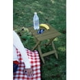 thumbnail image 7 of Camco Adirondack Outdoor Camping Small Plastic Folding Side Table, Sage, 7 of 7
