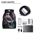 thumbnail image 6 of Fuzoiu Bird 3 Print Laptop Backpack,Work Business Backpacks, Large Capacity Nurse Bag College Bookbag for School, Waterproof Casual Daypack for Travel, 6 of 8