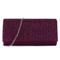thumbnail image 6 of Hfnxid Sequin Pleated Clutch Elegant Evening clutch with Detachable Chain,Wedding,Cocktail Prom Handbag for Women, 6 of 7
