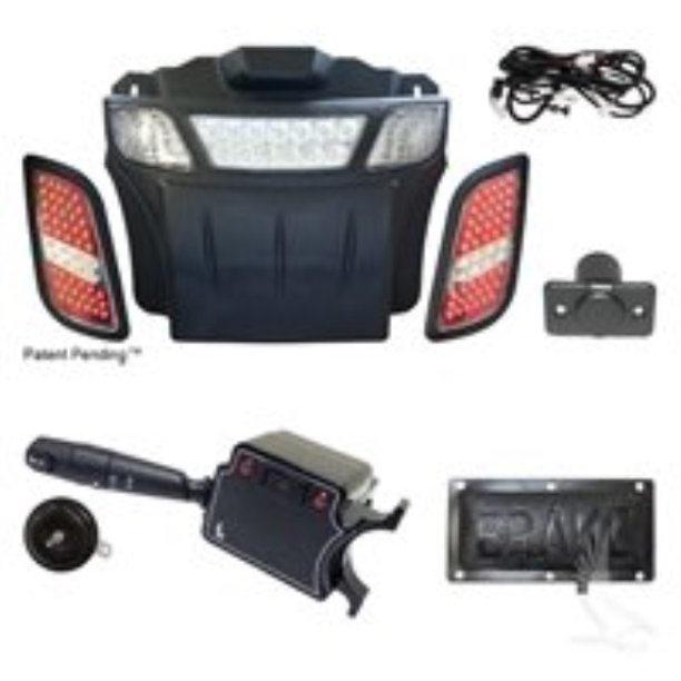 Parts Direct Deluxe Street Package LED Bumper Light Bar Kit for EZGO