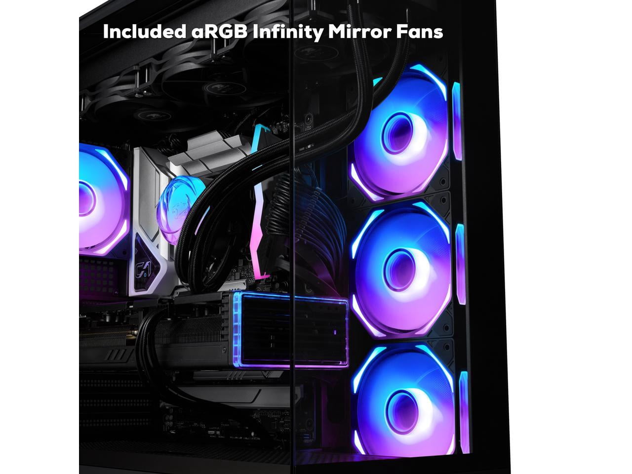 iBUYPOWER Element 9 Pro Black Gaming PC Desktop - Intel Core Ultra 7 265KF - NVIDIA GeForce RTX 5070Ti 16GB - 32GB DDR5 RGB - 2TB NVMe SSD - EPBI7N57T01