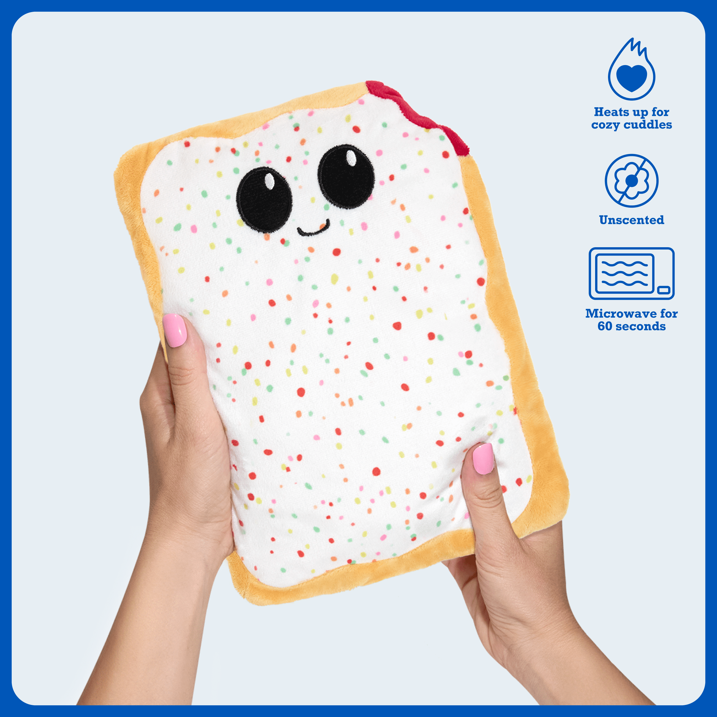 Pop-Tarts™ Happy Helpers Microwavable Heating Pad, Cozy Plush for Pain Relief, Back to School Self-Care Gifts