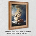 thumbnail image 3 of Christ in The Storm On The Sea of Galilee by Rembrandt van Rijn Framed Size:24.5 x 20.5, 3 of 6