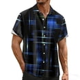 thumbnail image 2 of Zivyakyron Summer Shirt for Men Short Sleeve Holiday Beach Clothes Men Casual Graphic Loose Collared Top, 2 of 5