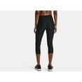 thumbnail image 2 of Under Armour Women's HeatGear Armour Hi-Rise Capris 1365334-001 Black, 2 of 4