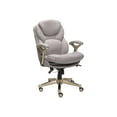 thumbnail image 2 of Serta Ergonomic Executive Office Chair Motion Technology Adjustable Mid Back Design with Lumbar Support, Light Gray Fabric, 2 of 10