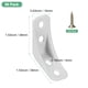 thumbnail image 3 of Uxcell 50-Pack Soporte de Esquina en Forma de L, 1.53 x 1.53 in Bridas de Plástico de Nylon para Unión de Ángulo Recto, 3 of 6
