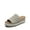 NATURAL-FABRIC, variant on Platform Sandals Women Slip-on Espadrille Bohemia Wedge Sandals, Comfort Dressy Summer Open Toe Canvas Slides for Women's Outdoor Walking Beach Camping Vacation