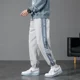 thumbnail image 3 of Pantalones deportivos lisos de otoño e invierno para hombre, pantalones de algodón, sudadera harén, pantalones deportivos grandes de talla grande Y2k coreanos para hombre, 3 of 5