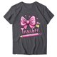 thumbnail image 5 of Xuyuer Women Graphic Print Round Neck Short Sleeve T-Shirt, Summer T-Shirt For School Season, 5 of 5
