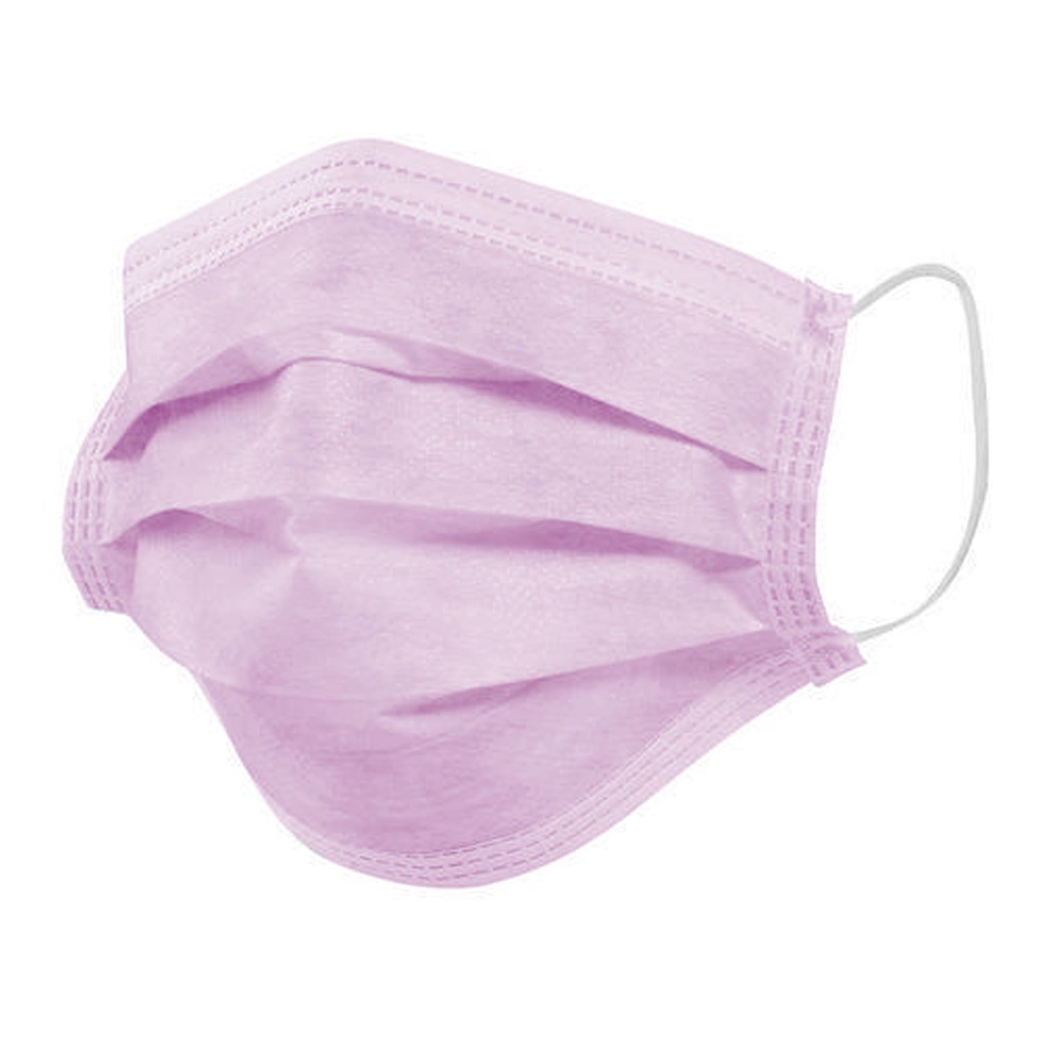 Disposable Earloop Face Masks Case of 500 Color Pink