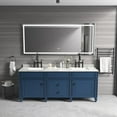 thumbnail image 3 of 72"X36" Frameless LED Bathroom Vanity Mirror - Polished Crystal Backlit Mirror with Dimmable 3-Color Lighting, Anti-Fog Function, Touch Control, 3 of 6