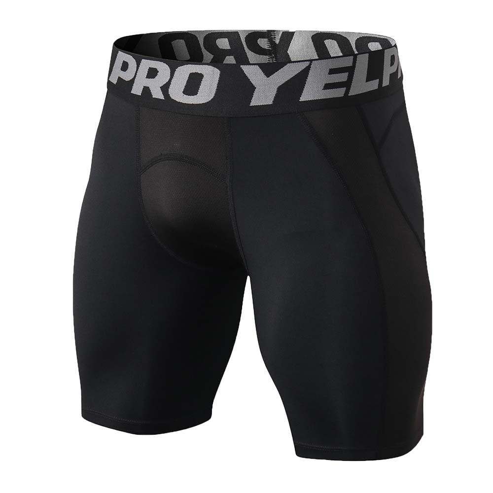 Anself Men Quick Dry Shorts Running Leggings Compression Running