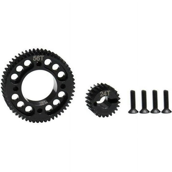 Hot Racing Stealth X Drive UD2 Gear Set Machined HRAEDR824X56 Electric Car/Truck Option Parts