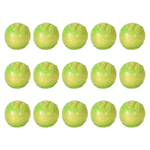 Farfi 15Pcs Miniature Fruit High Simulation Wide Application Resin