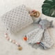thumbnail image 4 of Manta de seguridad para bebé con animal de peluche, etiquetas de felpa supersuaves, juguete, manta para acurrucarse, juguete sensorial relajante, comodidad, gris, 4 of 5