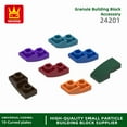 thumbnail image 2 of 283Pcs/lot 24201 Slope Curved 2 X 1 X 2/3 Inverted Block Moc Color Accessories Compatible with Brick DIY Children's Toy 70.Light Bluish Gray about 283pcs, 2 of 6