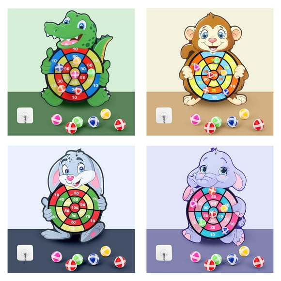 de 4 Objetivos de Seguridad, Adhesiva, de Dardos, Familiar, s de Halloween, Regalos Yotijar bola de destino pegajosa