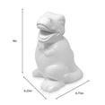 thumbnail image 3 of Isaac Jacobs White Ceramic Dinosaur Money Bank, T-Rex Piggy Bank, 3 of 5