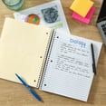 thumbnail image 3 of (2 pack) Pen+Gear Wide Ruled 3-Subject Poly Notebook, Black, 8.5" x 10.5", 120 Sheets, 3 of 6