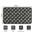 thumbnail image 5 of Black Cartoon Colorful Unicorn Pattern Door Rugs,Washable Non Slip Door Mats Indoor,Decorative Door Mats,Entry Mat Indoor for Entrance,Bedroom,Kitchen,Bathroom,30"x17", 5 of 6