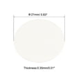 thumbnail image 5 of Uxcell Screw Hole Covers Stickers Textured Plastic Self Adhesive Stickers 21mm Dia 162Pcs in 3 Sheet White Lines, 5 of 6