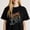 Black-1, variant on Inspirational Quote Graphic for Adults Normal Isnt Coming Back Jesus Is Casual Tee Print T Shirt