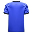 thumbnail image 4 of Hansber Kids Boys Stylish Geometric Printed Sports Shirts Short Sleeve Basketball Football Jersey Athletic T-shirt Blue 12, 4 of 6