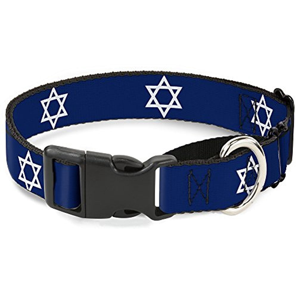 Buckle-Down Star of David Martingale Dog Collar