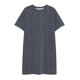 thumbnail image 5 of Mujeres Manga Corta Tops Impresión Casual Cuello Redondo Vendaje Vestido Falda de las Señoras, Vestido de Manga Corta para las Mujeres, 5 of 6