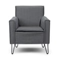 thumbnail image 5 of Simpli Home Warren Accent Chair with Hairpin Legs-Color:Slate Grey, 5 of 9