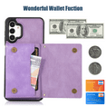 thumbnail image 5 of Feishell Crossbody Wallet Women Case for Samsung A13 4G,[RFID Blocking] Credit Card Holder Phone Case with Strap,PU Leather Purse with Lanyard Bling Flip Cover for Samsung Galaxy A13 4G, Purple, 5 of 10