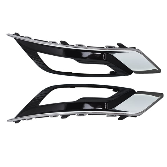 Genrics Pair Front LED foglight Cover Bezel Replacement for 2017 2018 Ford Fusion