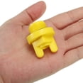 thumbnail image 4 of G1/2" Male Thread PPR Pipe Fitting End Cap with Butterfly, Tubing Stopper for Preventing Leakage, Bright Yellow 10Pcs, 4 of 4