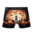 thumbnail image 2 of Mummy Rottweiler Happy Halloween with Pumpkins Bats Spooky Fun All Over Print Boxer Briefs Underwear for Men Dad Rottie Dog Lover Gifts Idea - 00019, 2 of 6