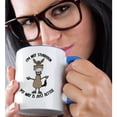 thumbnail image 2 of 3drose, Funny Grinning Stubborn Mule Not Stubborn My Way Is Just Better, 11oz Two-tone Blue Mug, 2 of 6