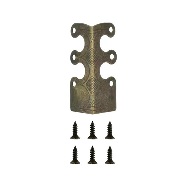 SGACAI Protectores de esquinas para muebles Protectores de esquinas de metal Zócalos Vintage