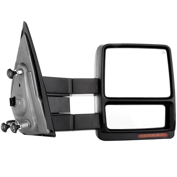 SCITOO Tow Mirror Compatible with 2007-2014 For Ford For F-150 Towing Mirror with Right Side Power Heated with Turn Signal Light