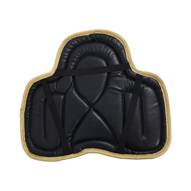 Almohadilla para silla de montar de caballo, cómoda, antideslizante, práctica, para clásica Negro