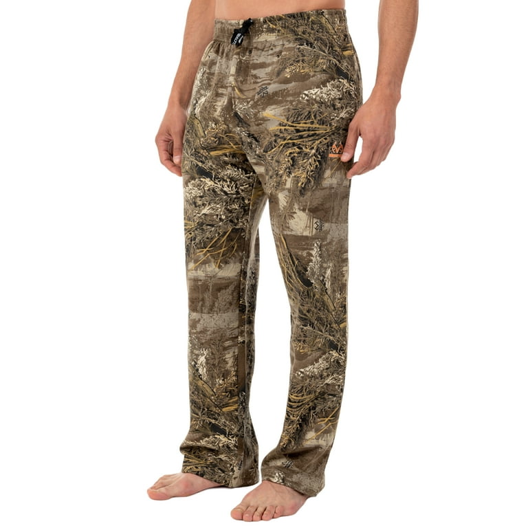 Mossy Oak Men s Relaxed Fit Camo Fleece Sweatpants