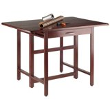 Winsome Wood Taylor Compact Drop Leaf Table with Storage, Ideal for ...